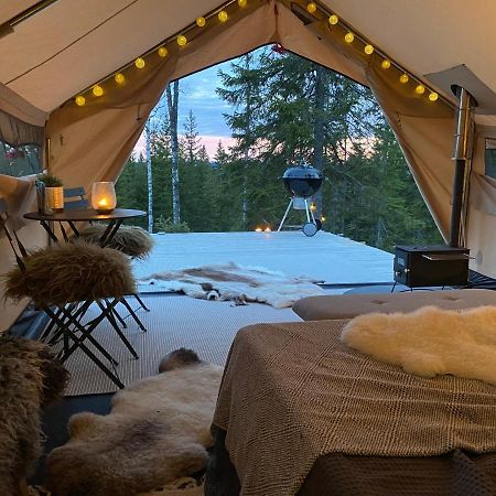 Glamping Tent With Amazing View In The Forest Torsby Extérieur photo