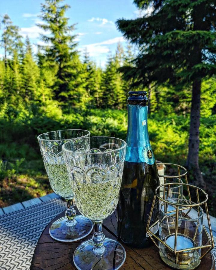 Glamping Tent With Amazing View In The Forest Torsby Extérieur photo