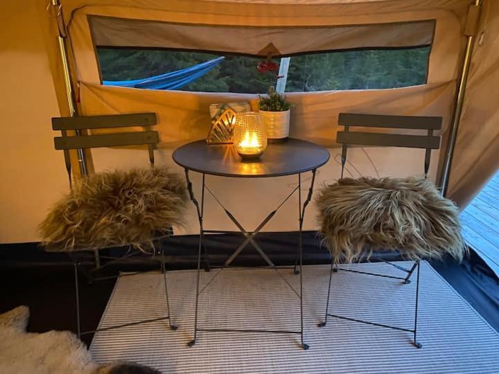 Glamping Tent With Amazing View In The Forest Torsby Extérieur photo